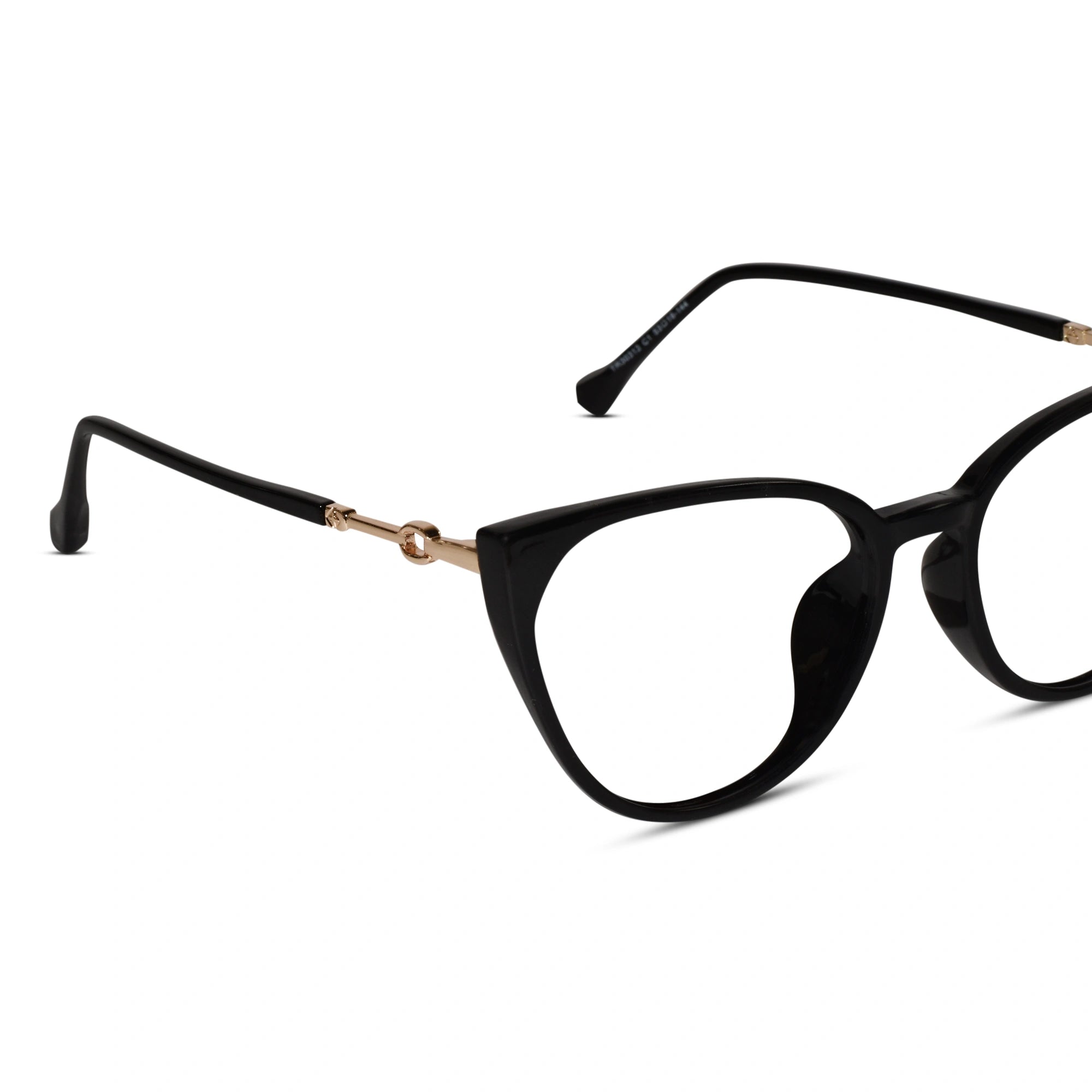 Cateye black eyeglasses for women LKE30313-BLK
