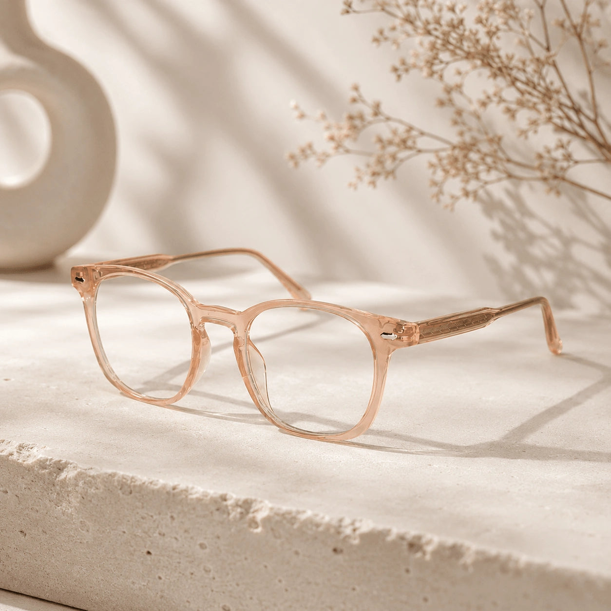 Changing Orange Wayfarer Eyeglasses For Women LKE52613-ORNG