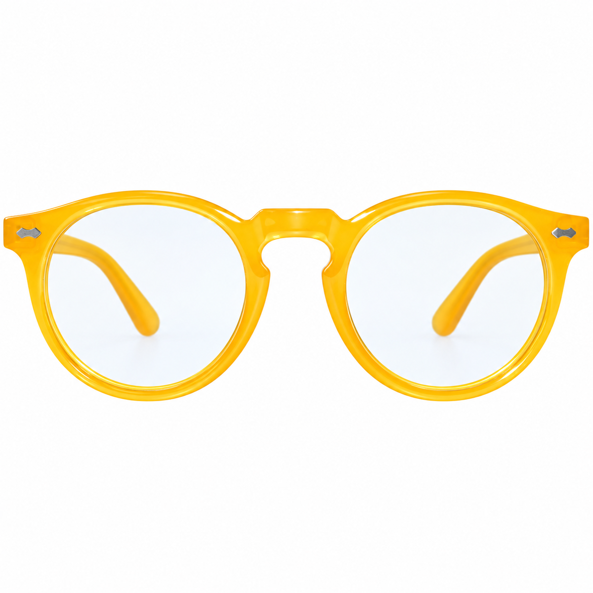 New Arrival Yellow Clip On Glasses