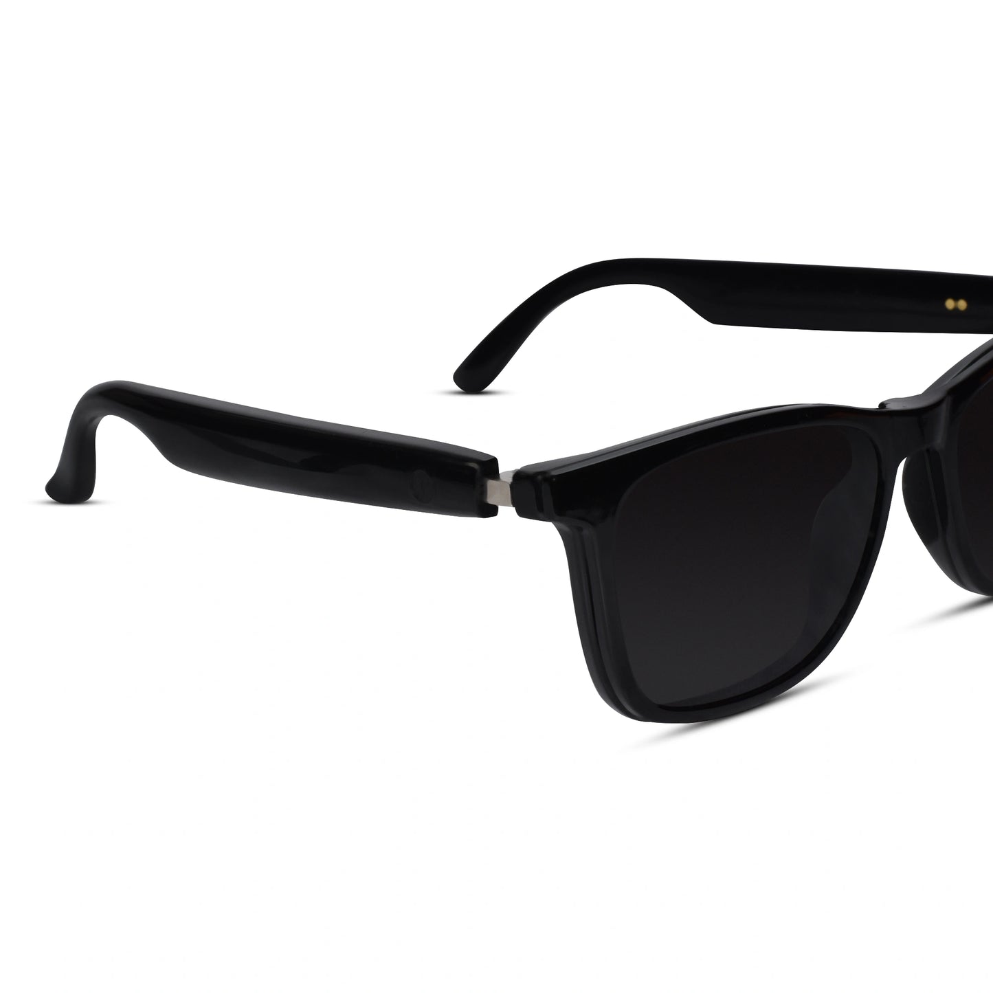 Ai Smart Clip on Bluetooth  5.3 - Music- Calling | Black Smart Blue Cut Polarised Eyeglasses For Men & Women