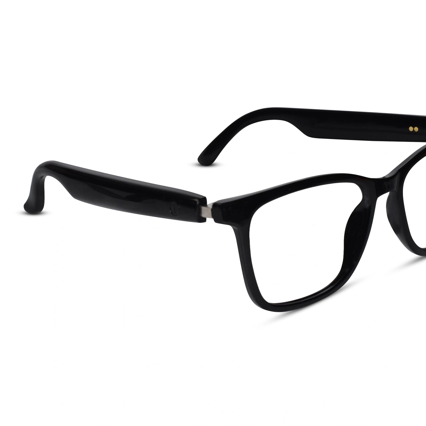 Ai Smart Clip on Bluetooth  5.3 - Music- Calling | Black Smart Blue Cut Polarised Eyeglasses For Men & Women