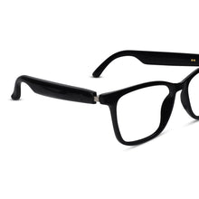 Smart Clip on Bluetooth  5.3 - Music- Calling | Black Smart Blue Cut Polarised Eyeglasses For Men & Women GS-05-BLK-CLIP-ON