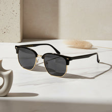 Clubmaster | Black Golden Sunglasses For Women & Men