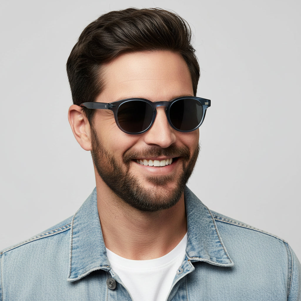 Crystal Polarized Sunglasses For Men & Women ELS113-BLU