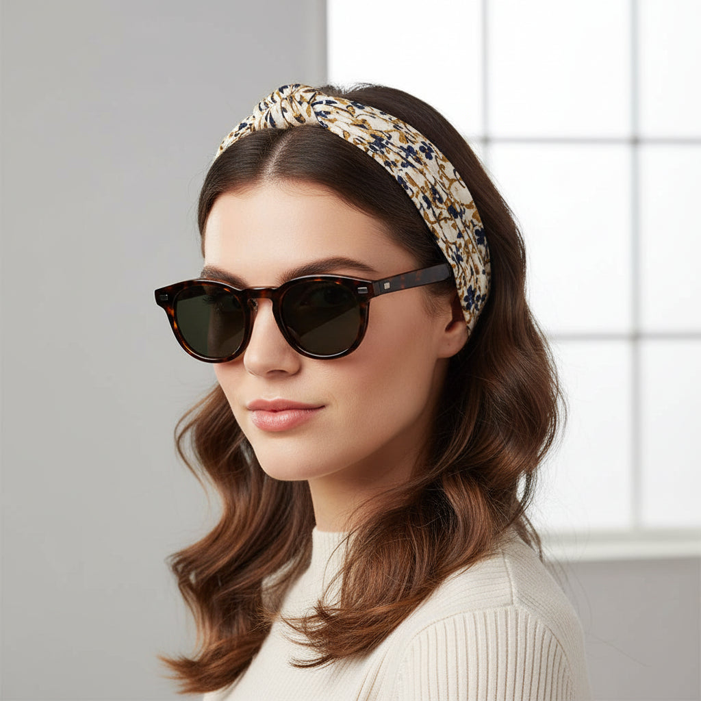 Crystal Polarized Sunglasses For Men & Women ELTY113-BRN