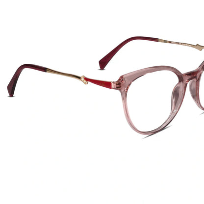 Black Designer Rimless Cat eye Eyeglasses For Women