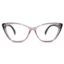 Crystal Pink Cat Eye Reading Glasses For Women