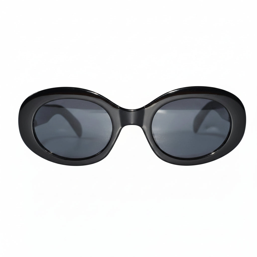 Cute Round Stylish Black Sunglasses For Girls LKKS3948-1-BLK