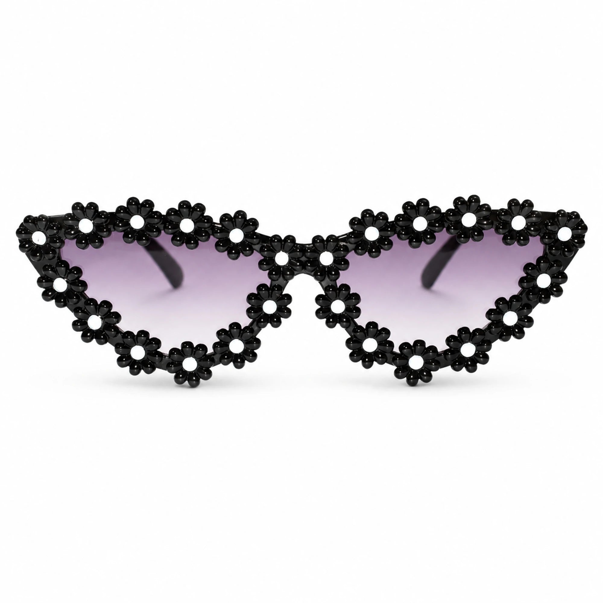 LensKandy Kids Black Sunglasses for Girls UV Protection LKK2603-BLK