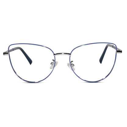Cateye Metal Full Frame Eyeglasses & Computer Glasses for women