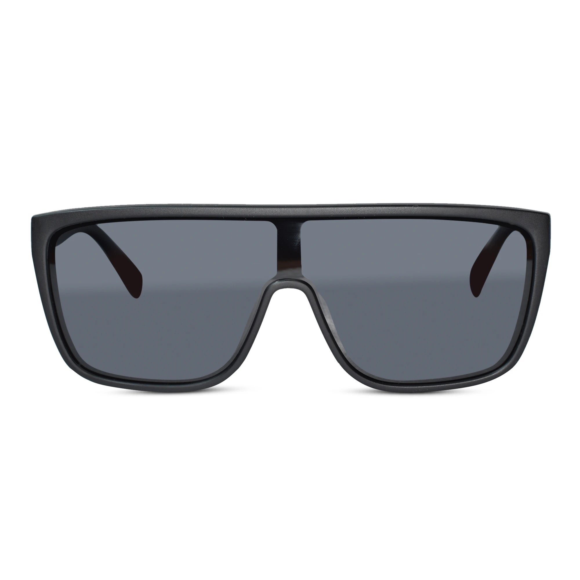 Premium Black Shield Sunglasses for Boys LKS22154-Black