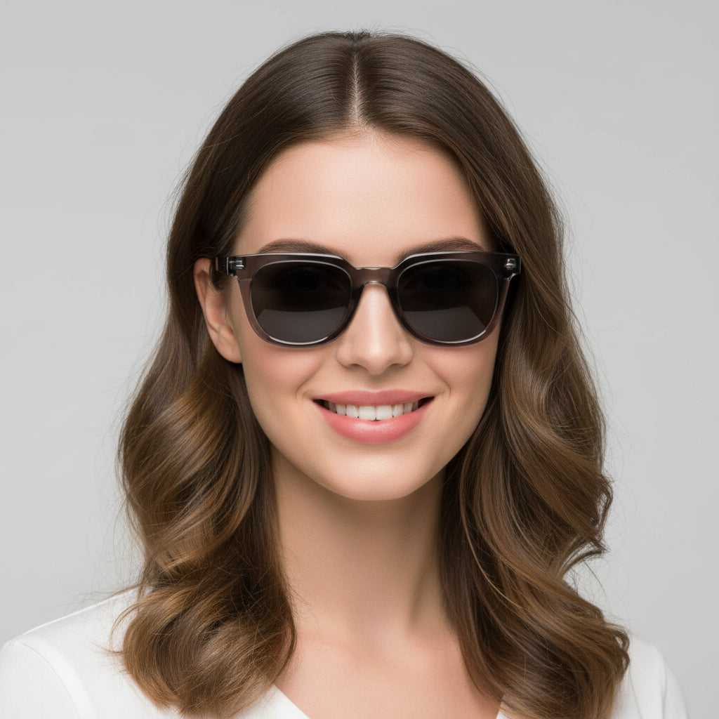Crystal Grey Sunglasses for Men & Women LKS6508-GRY