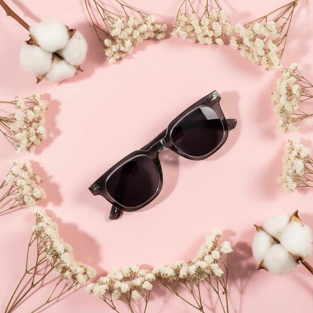 Crystal Grey Sunglasses for Men & Women LKS6508-GRY