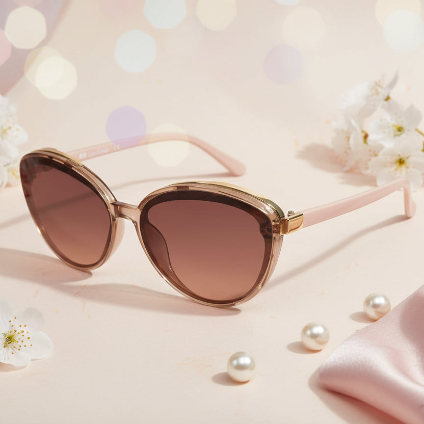 Candy |  Pink Cateye sunglasses for Women  LKS53047-PNK