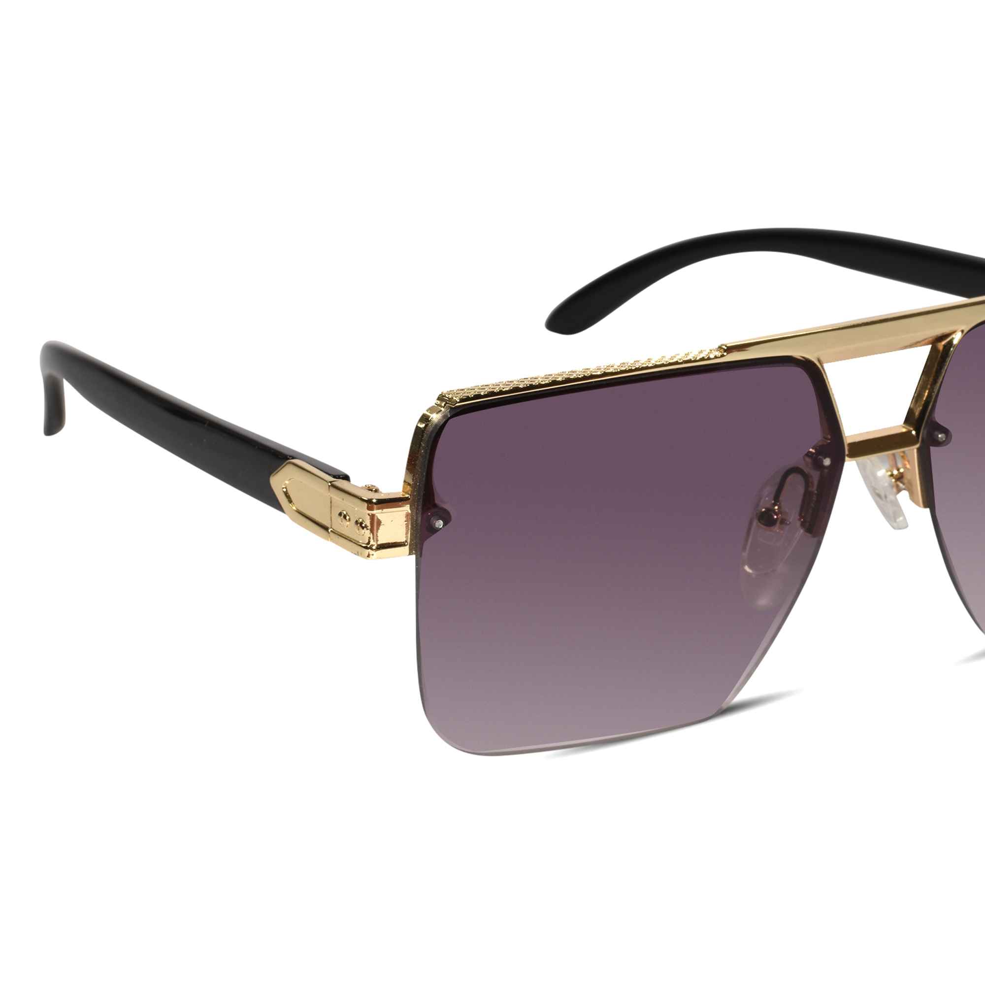 Designer Marshall Rectangular Rimless Sunglasses For men