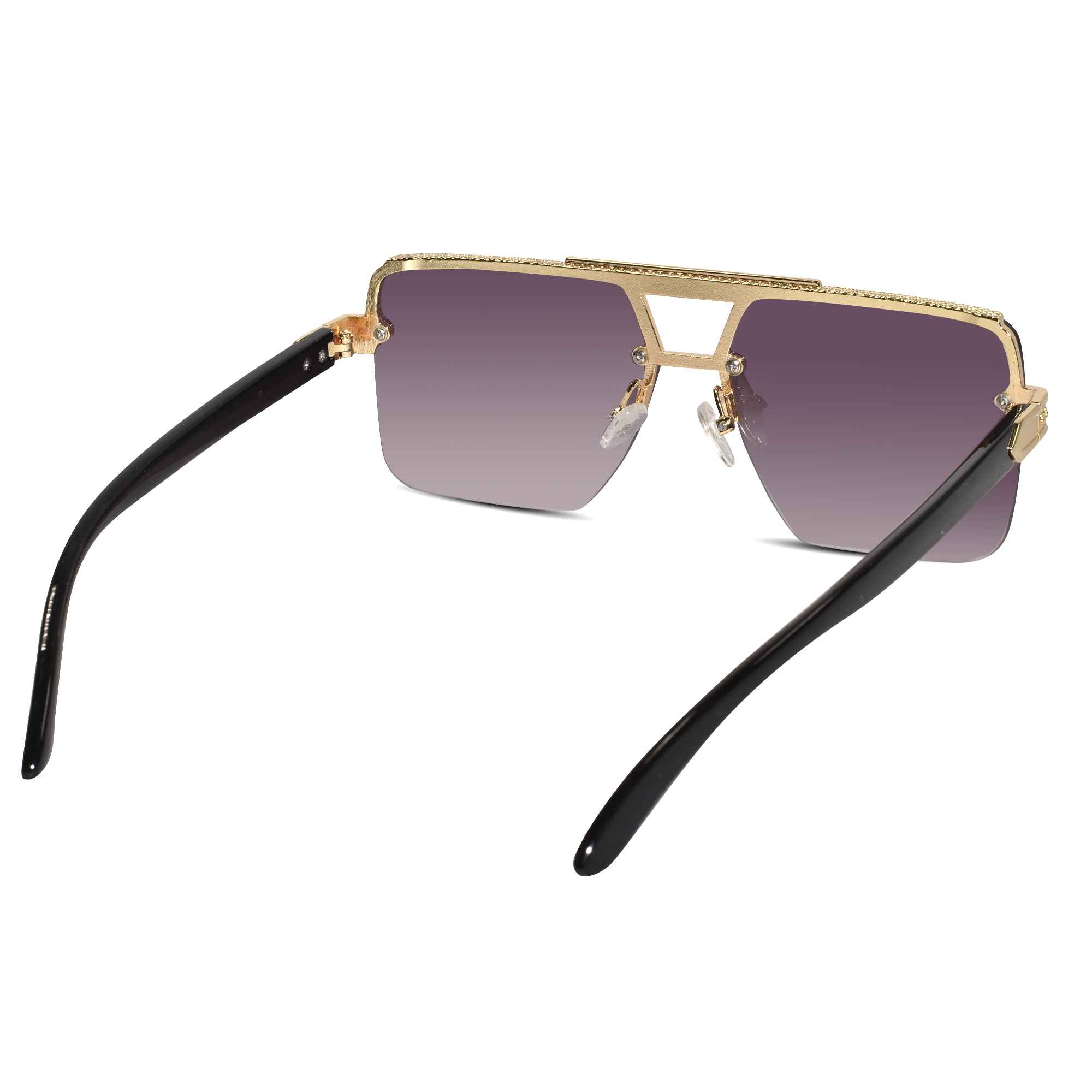 Designer Marshall Rectangular Rimless Sunglasses For men