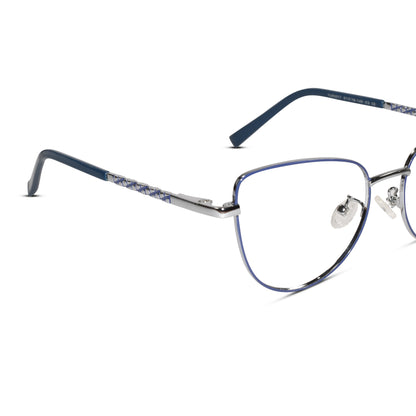 Cateye Metal Full Frame Eyeglasses & Computer Glasses for women