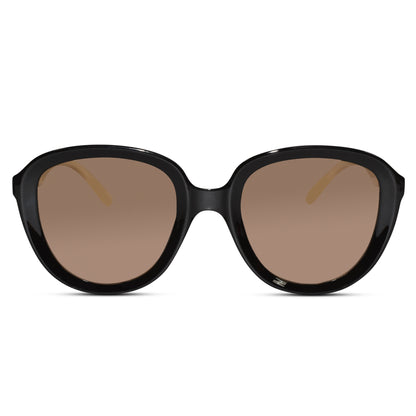 Green with Brown Lenses Cateye Sunglasses For Women