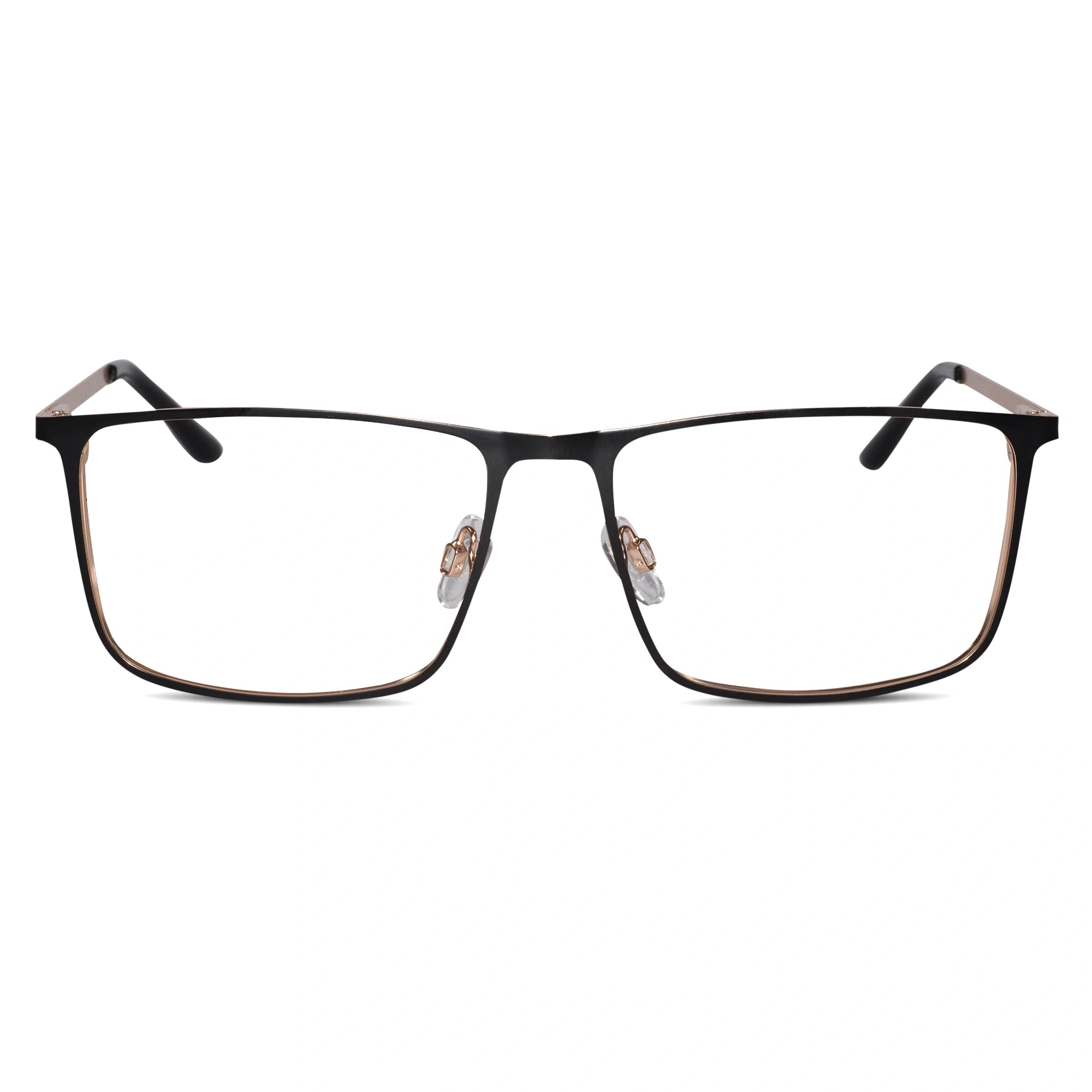 Gold Black Eyeglasses & Computer Glasses For Men LKE8018-BLK-GOLD