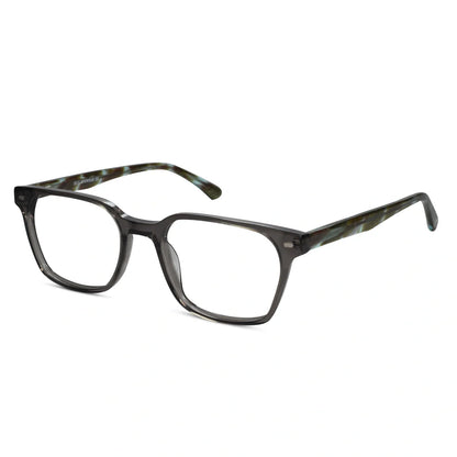 Animal Print Wayfarer Clip On Eyeglasses For Men & Women
