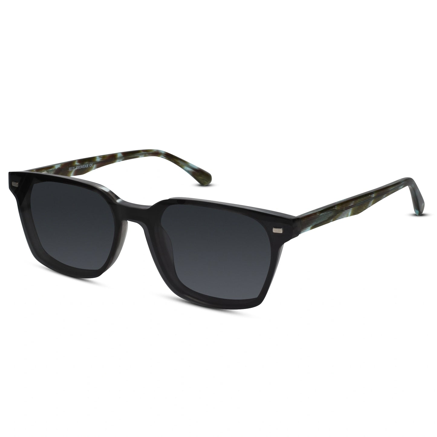 Animal Print Magnetic Clip On Eyeglasses For Men & Women
