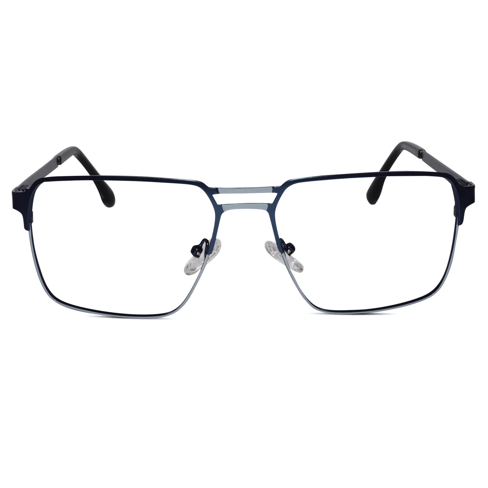 Blue Rectangular Eyeglasses & Computer Glasses For Men ELE8608-BLU