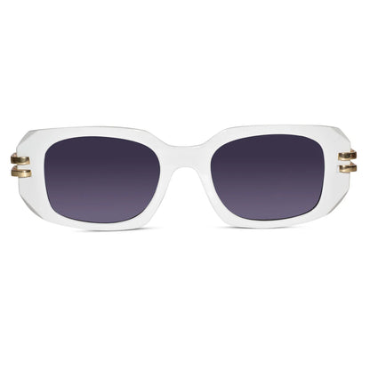 Black Bold Rectangular Sunglasses for women & men