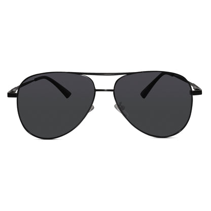Metal Black Aviator  Sunglasses For Men