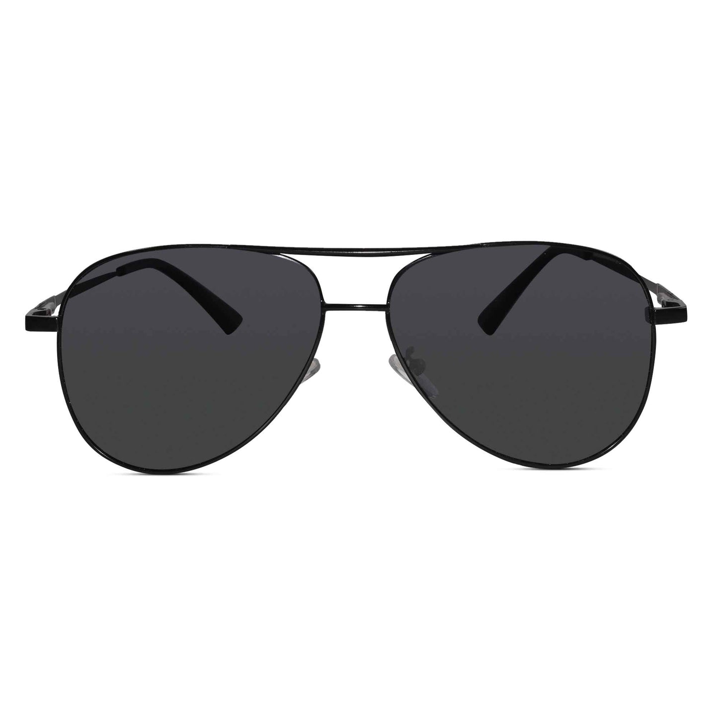 Metal Black Aviator  Sunglasses For Men