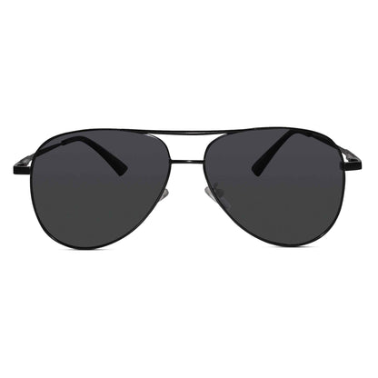 Metal Black Aviator  Sunglasses For Men