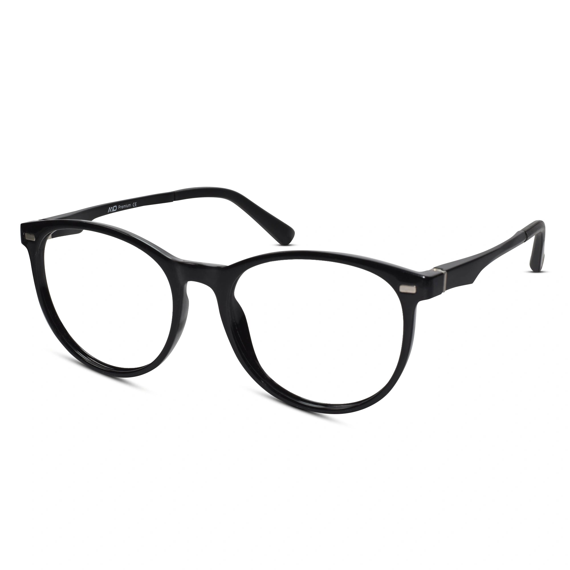 Black Round Magnetic Classes Clip On For Men & Women