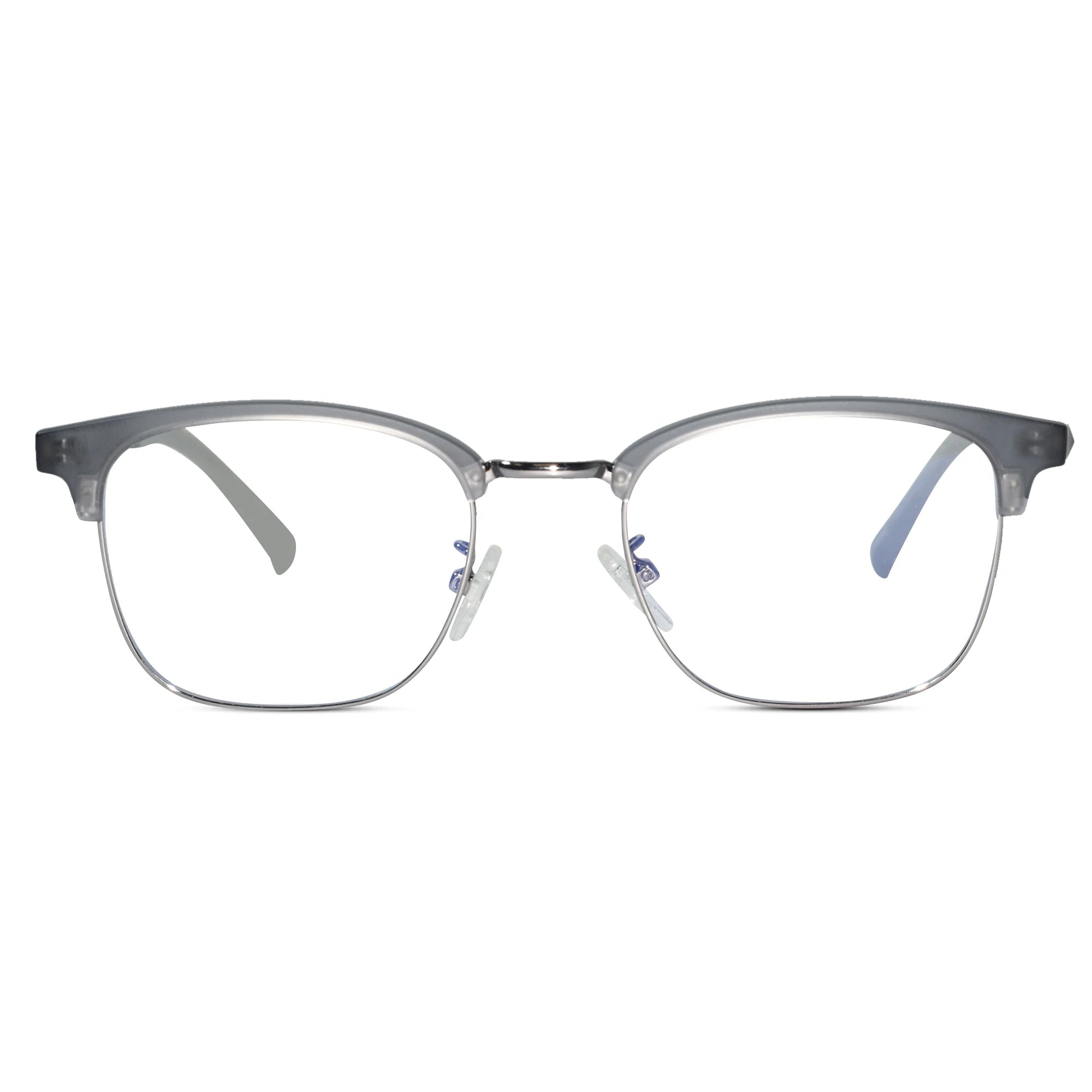 Lenskandy Titan Edge Premium Flexible Metal Eyeglasses for Men LKE71006-Gray