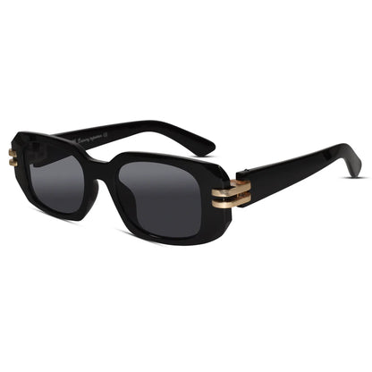 White Bold Rectangular Sunglasses for women & men
