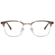 Titan Edge Brown Flexible Metal Eyeglasses for Men at Lenskandy
