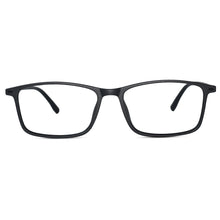 Black Rectangular Full-Rim  Eyeglasses For Men & Women
