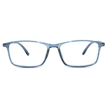 Blue Rectangular Glasses Frame Eyeglasses for Men & Women