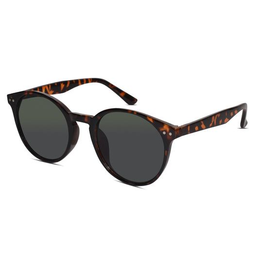 Animal Print Round Shape Sunglasses For Women