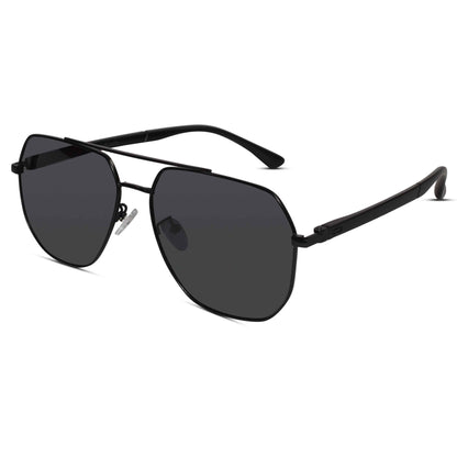 Marshall Shape Black Sunglasses For Men