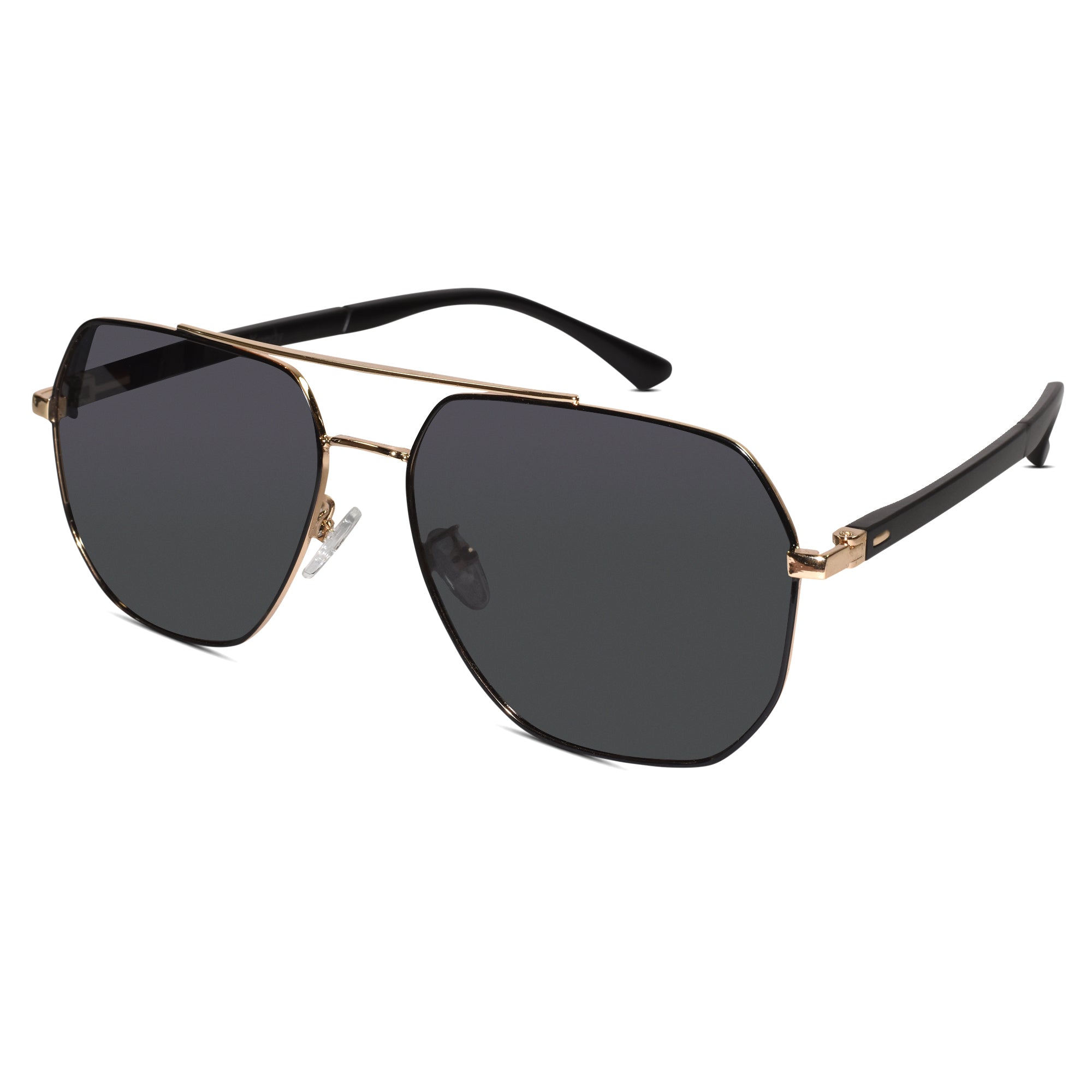 Marshall Black-Gold Sunglasses For Men LKS9921-BLK-GOLD