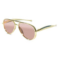 Golden Sunglasses For Kids LKS2612-BLK