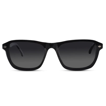 Clip On Transparent Rectangle  Eyeglasses