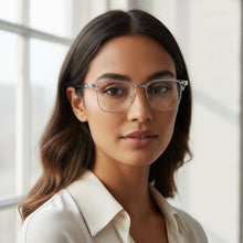 LensKandy Premium Full-Rim Transparent Eyeglasses