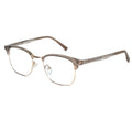 Titan Edge Brown Flexible Metal Eyeglasses for Men at Lenskandy LKE71006-Brwn