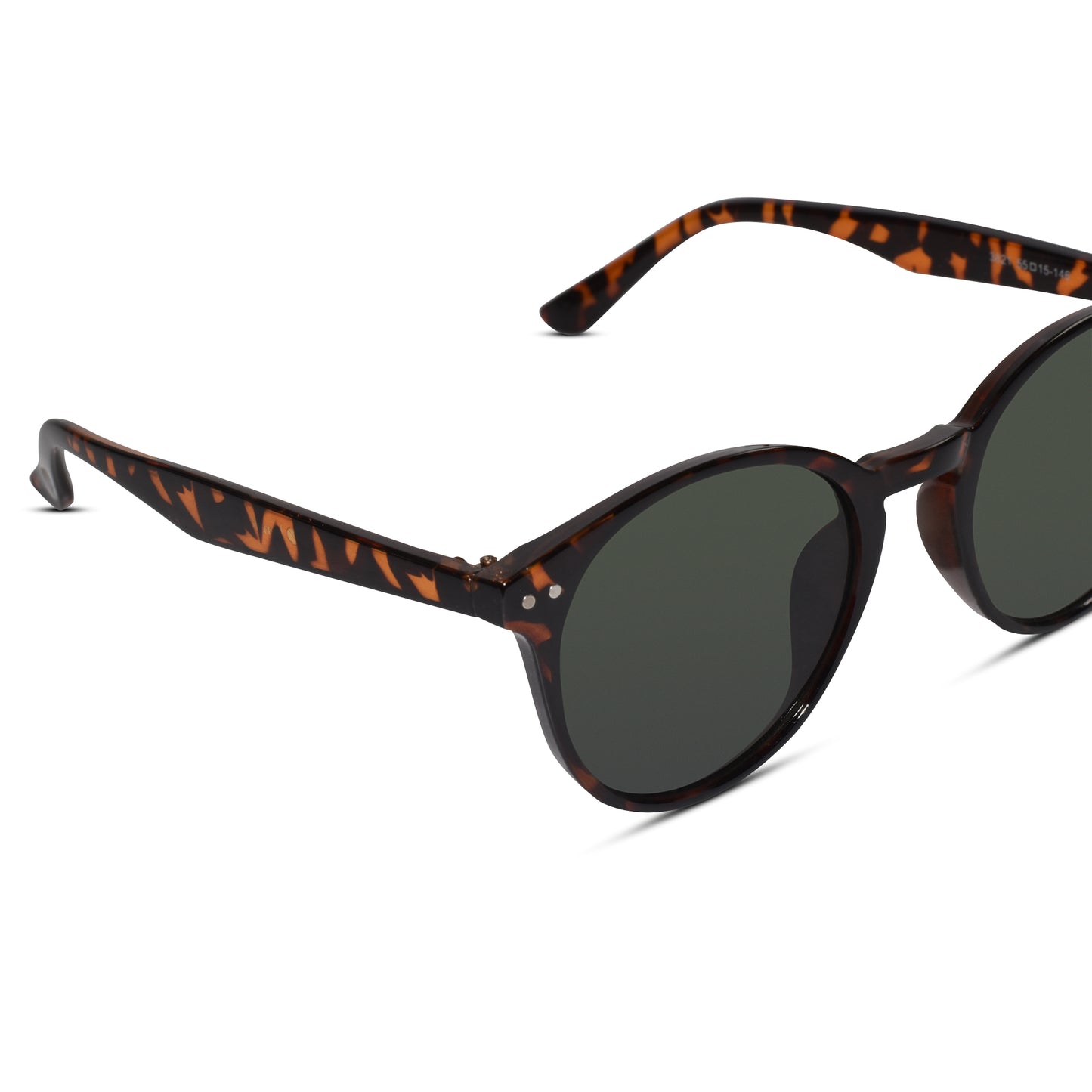 Animal Print Round Shape Sunglasses For Women