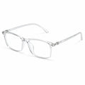 LensKandy Titan Edge Premium Flexible Metal Eyeglass Frames – Transparent | LKE1031-Transparent