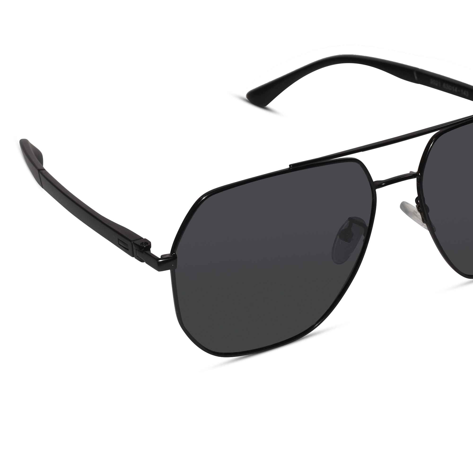Marshall Shape Black Sunglasses For Men