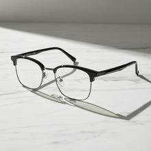 Lenskandy Titan Edge Premium Black Metal Eyeglasses for Men for Classic Look