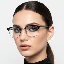 Lenskandy Titan Edge Premium Black Metal Eyeglasses for Men for Classic Look