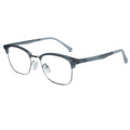 Lenskandy Titan Edge Premium Flexible Metal Eyeglasses for Men LKE71006-Gray