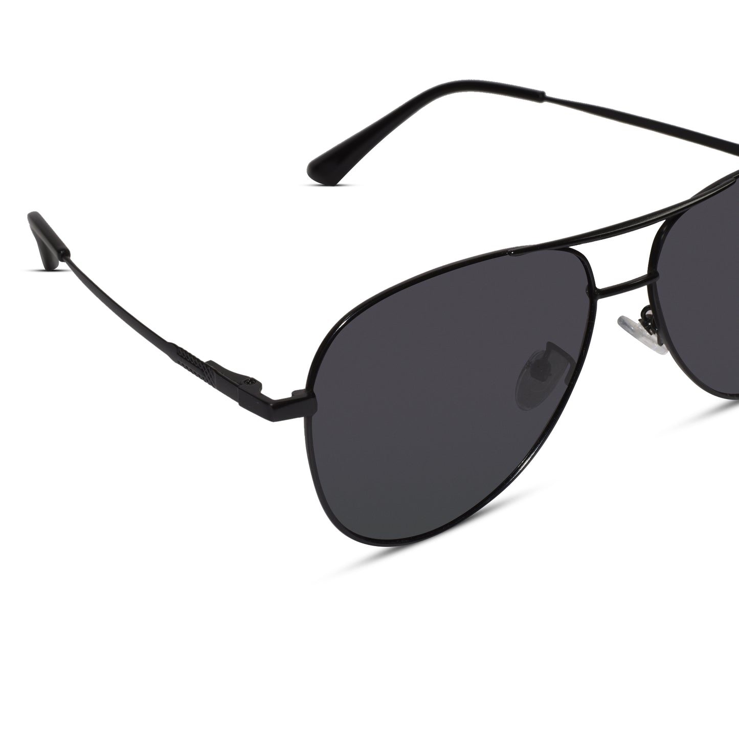 Metal Black Aviator  Sunglasses For Men
